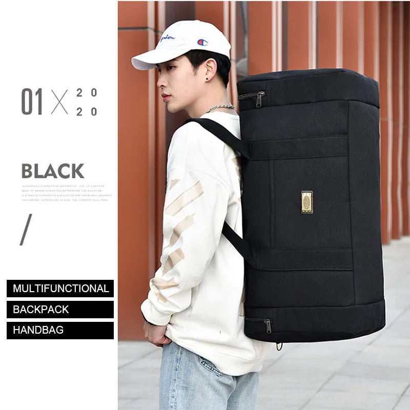 Men Women Canvas Bag Fashion Weekender Luggage