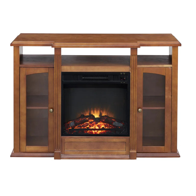 Electric Fireplace TV Stand, 55" TV