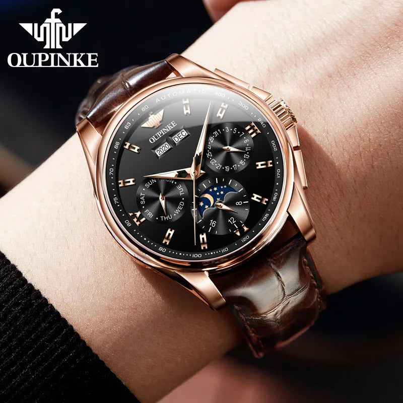 OUPINKE Men's Watches Top  Brand Luxury Watch