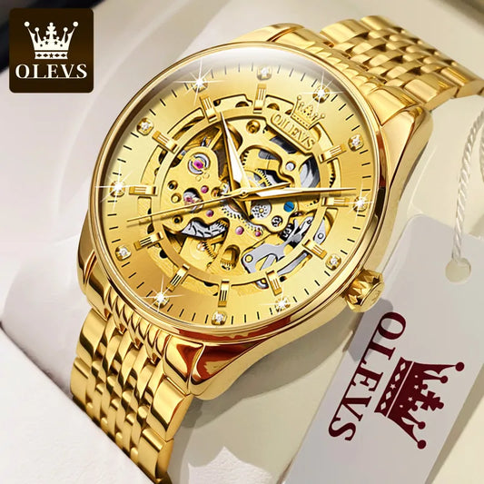 OLEVS Men's Watches Automatic Luminous Business