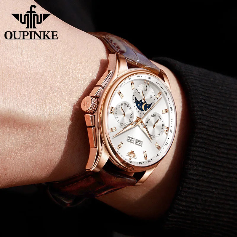 OUPINKE Men's Watches Top  Brand Luxury Watch