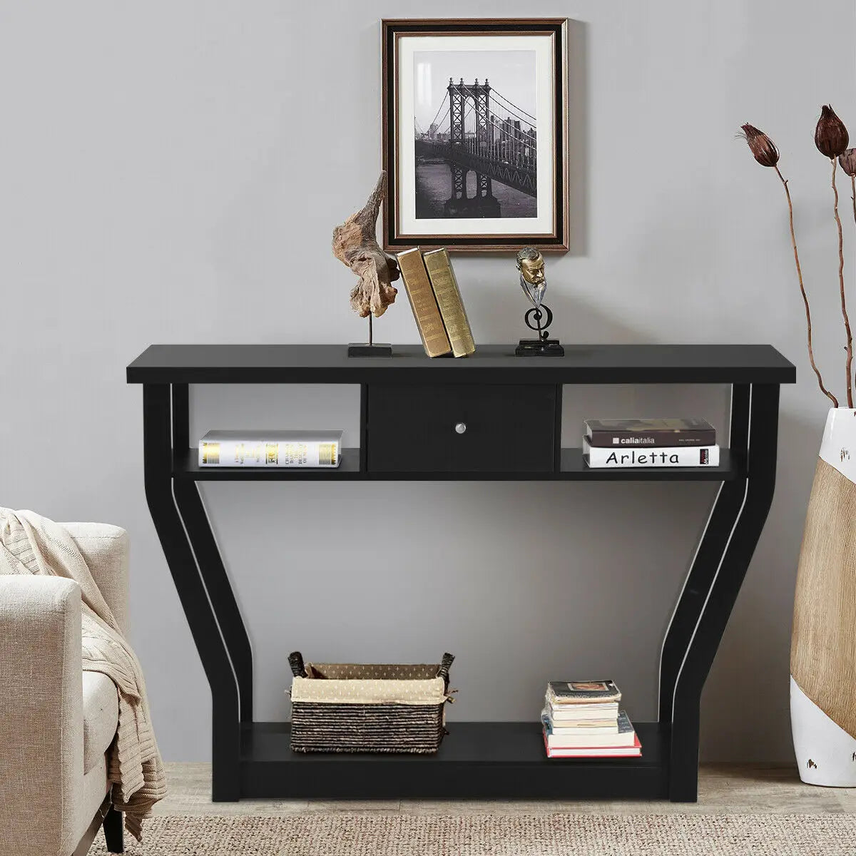 Accent Table Modern Sofa Entryway