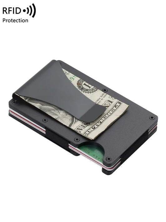 RFID blocking metal wallet