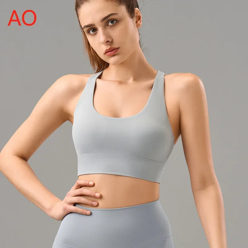 Fitness Sports Bra Underwear Breathable Shockproof Bra