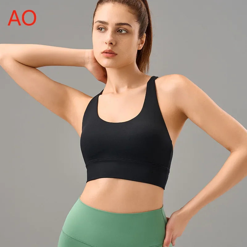 Fitness Sports Bra Underwear Breathable Shockproof Bra