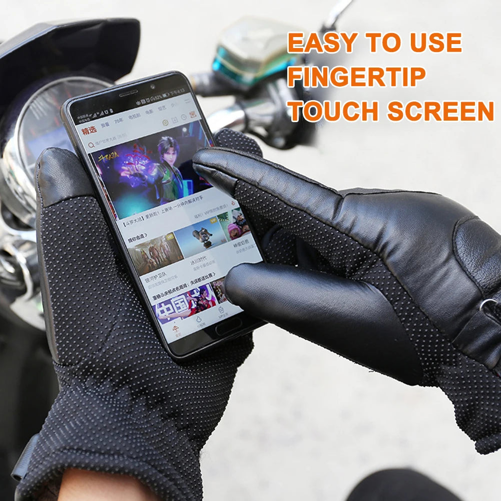 Cycling Gloves Waterproof USB Electric Heating