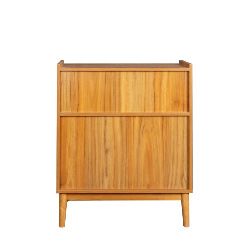 Storage Cabinet, with Rattan Doors and drawers