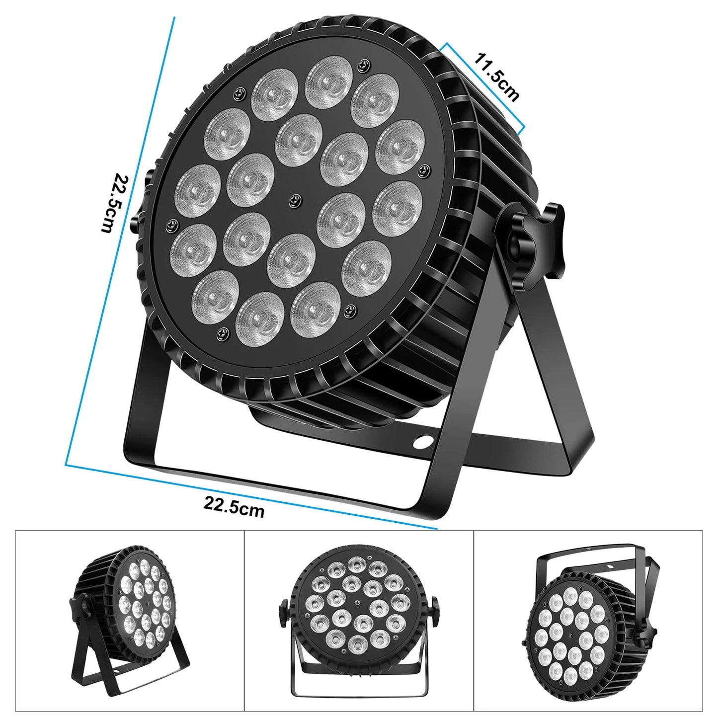 2PCS Stage Par Light Projection Light