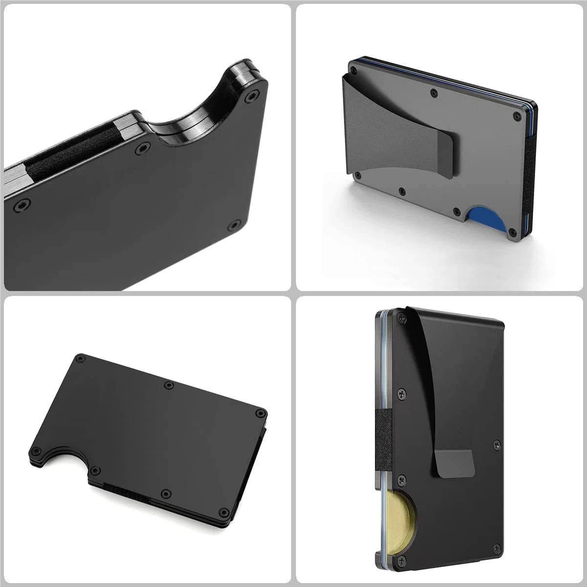 RFID blocking metal wallet